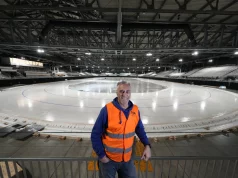 Canadian ice master creates Olympic history with first-ever indoor temporary speedskating rink